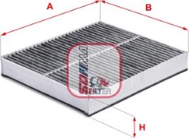 Sofima S 4320 CA - Filter, interior air autospares.lv