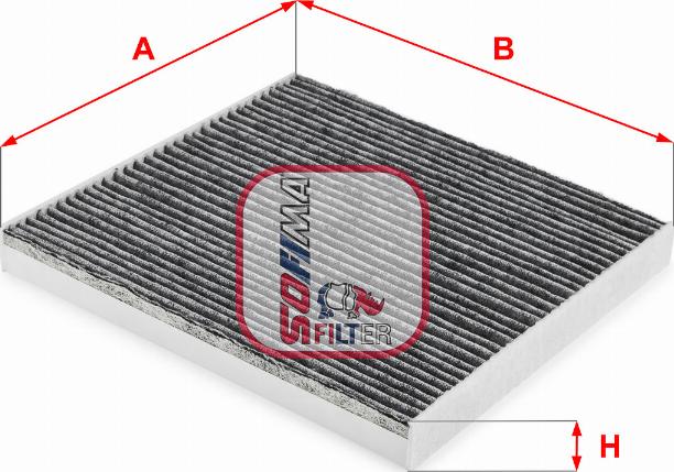 Sofima S 4269 CA - Filter, interior air autospares.lv