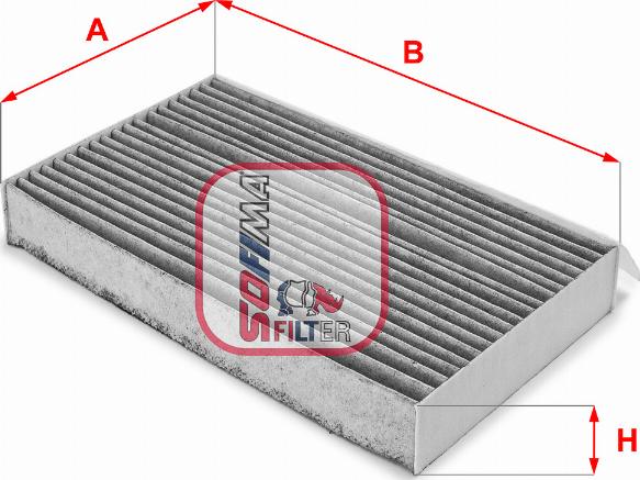 Sofima S 4217 CA - Filter, interior air autospares.lv