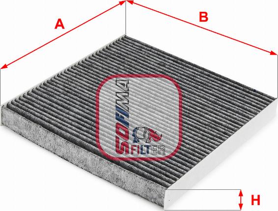 Sofima S 4288 CA - Filter, interior air autospares.lv