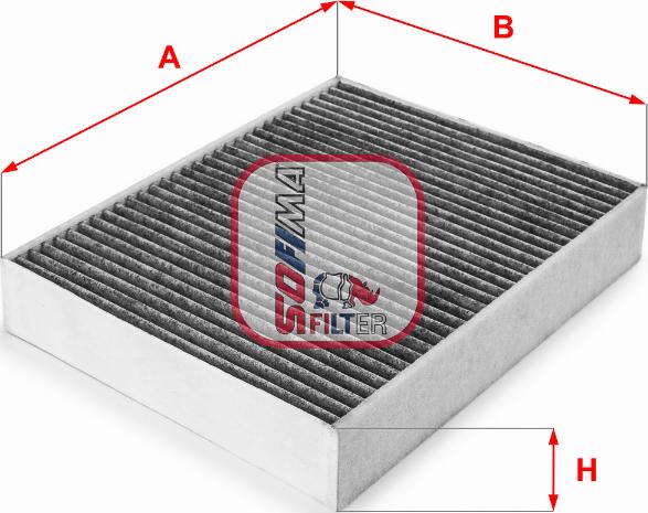 Sofima S 4226 CA - Filter, interior air autospares.lv