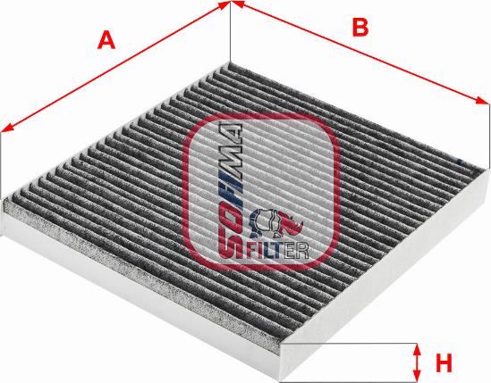 Sofima S 4275 CA - Filter, interior air autospares.lv