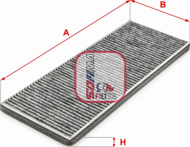 Sofima S 4277 CA - Filter, interior air autospares.lv