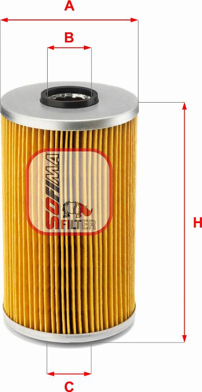 Sofima S 5555 PO - Oil Filter autospares.lv