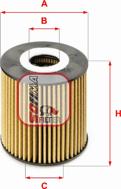 Sofima S 5052 PE - Oil Filter autospares.lv