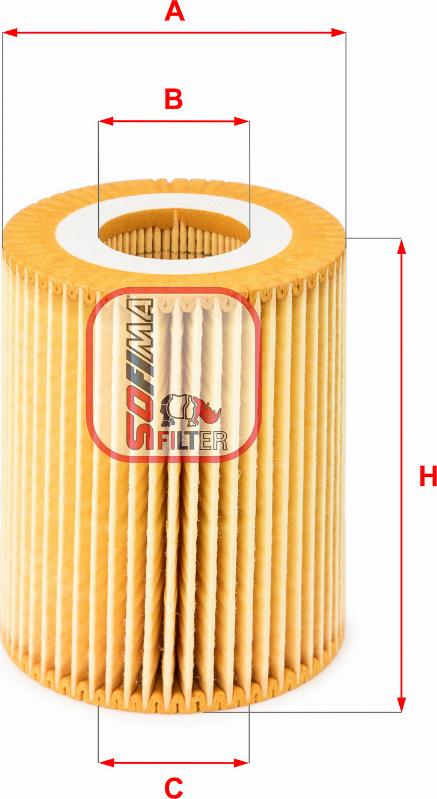 Sofima S 5069 PE - Oil Filter autospares.lv