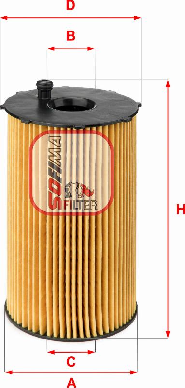 Sofima S 5066 PE - Oil Filter autospares.lv