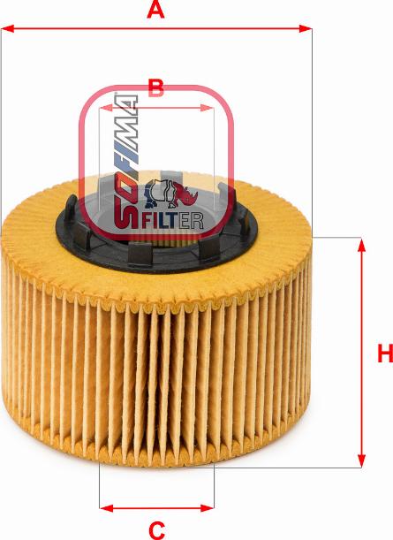 Sofima S 5015 PE - Oil Filter autospares.lv