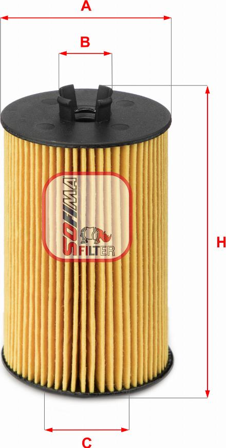 Sofima S 5012 PE - Oil Filter autospares.lv