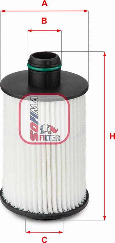 Sofima S 5088 PE - Oil Filter autospares.lv