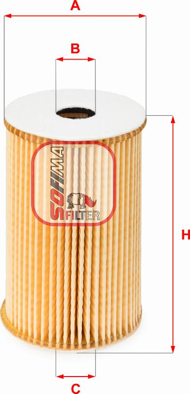 Sofima S 5029 PE - Oil Filter autospares.lv