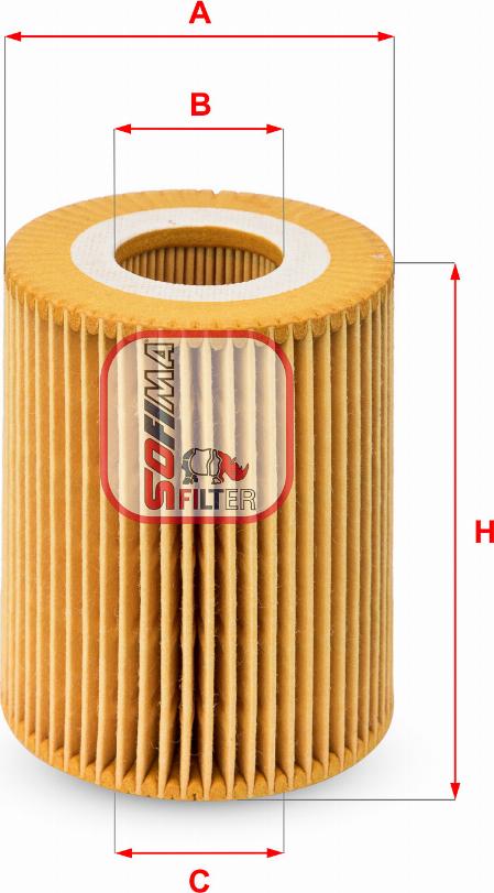 Sofima S 5027 PE - Oil Filter autospares.lv