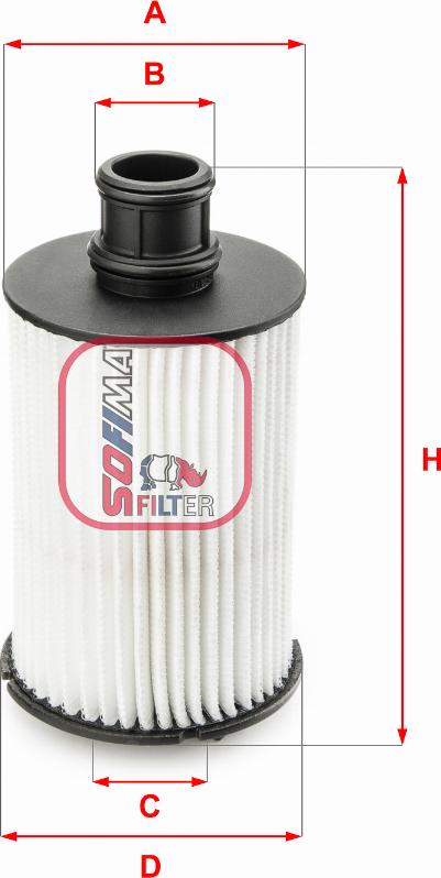 Sofima S 5073 PE - Oil Filter autospares.lv