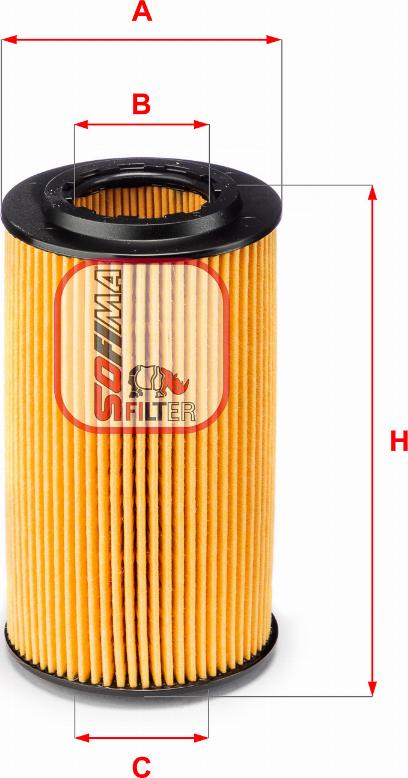 Sofima S 5072 PE - Oil Filter autospares.lv