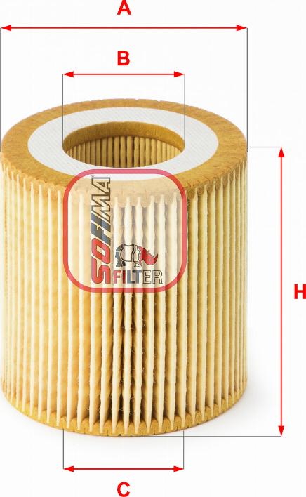 Sofima S 5191 PE - Oil Filter autospares.lv