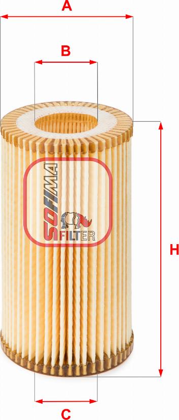 Sofima S 5159 PE - Oil Filter autospares.lv