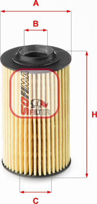 Sofima S 5163 PE - Oil Filter autospares.lv