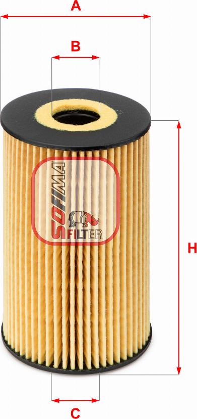 Sofima S 5106 PE - Oil Filter autospares.lv