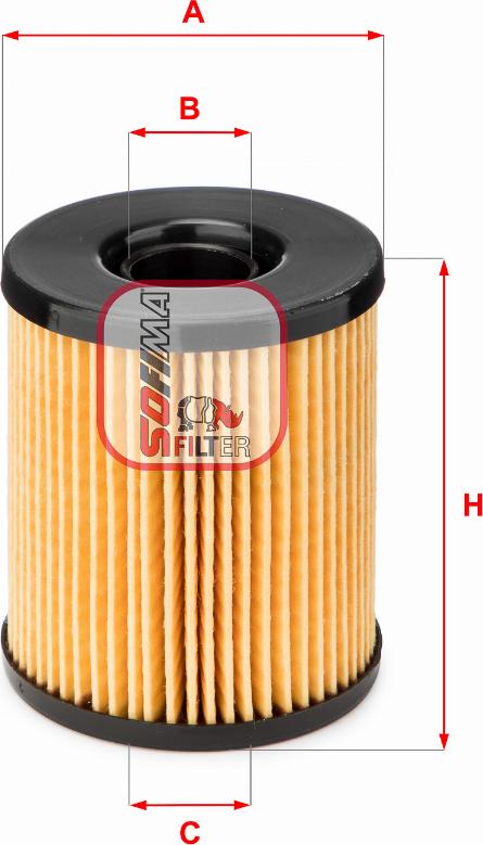 Sofima S 5115 PE - Oil Filter autospares.lv