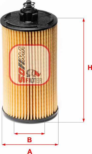 Sofima S 5183 PE - Oil Filter autospares.lv