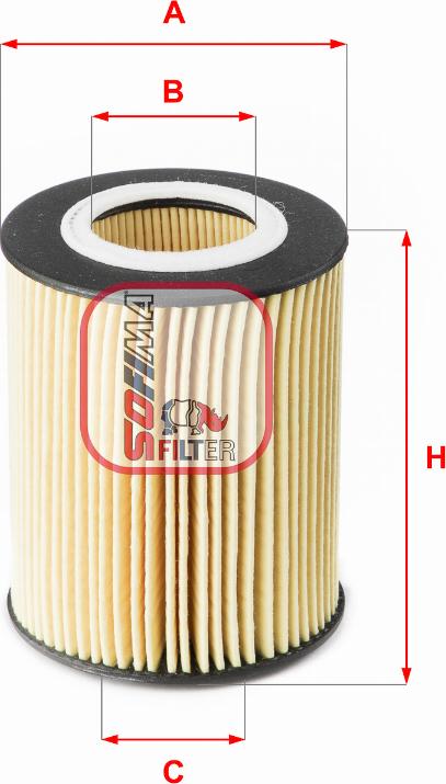 Sofima S 5177 PE - Oil Filter autospares.lv