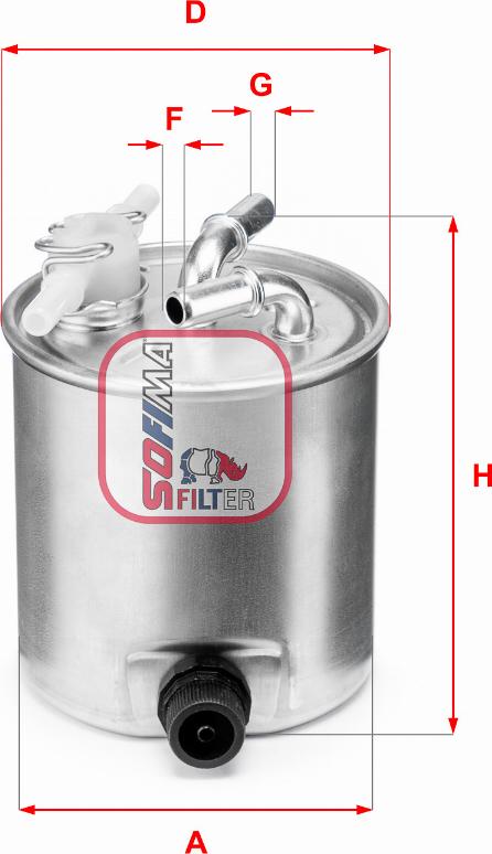 Sofima S 5392 GC - Fuel filter autospares.lv