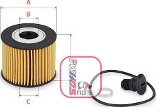 Sofima S 5268 PE - Oil Filter autospares.lv