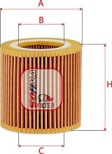 Sofima S 5232 PE - Oil Filter autospares.lv