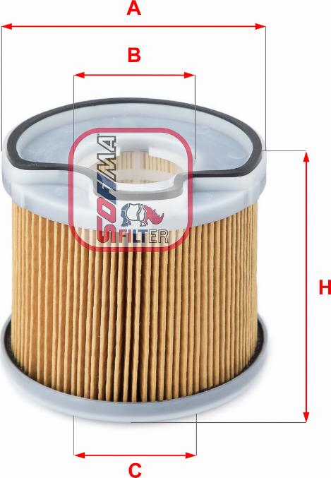 Sofima S 6691 N - Fuel filter autospares.lv