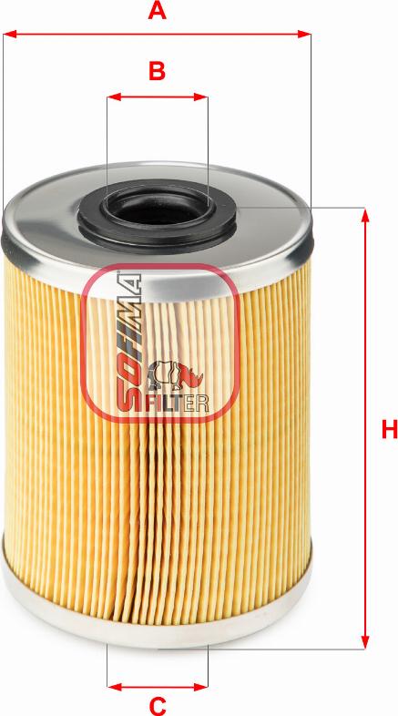 Sofima S 6687 N - Fuel filter autospares.lv