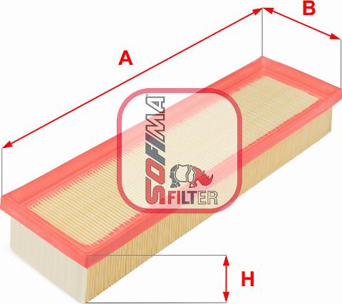 Sofima S 6702 A - Air Filter, engine autospares.lv