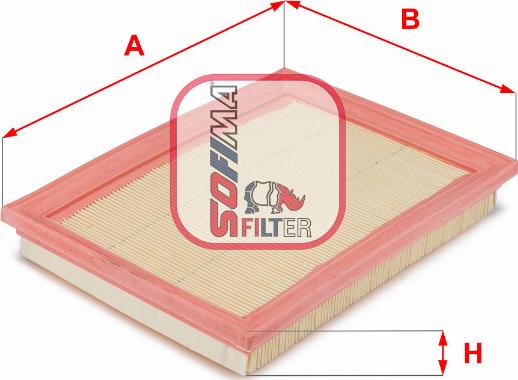 Sofima S 0802 A - Air Filter, engine autospares.lv