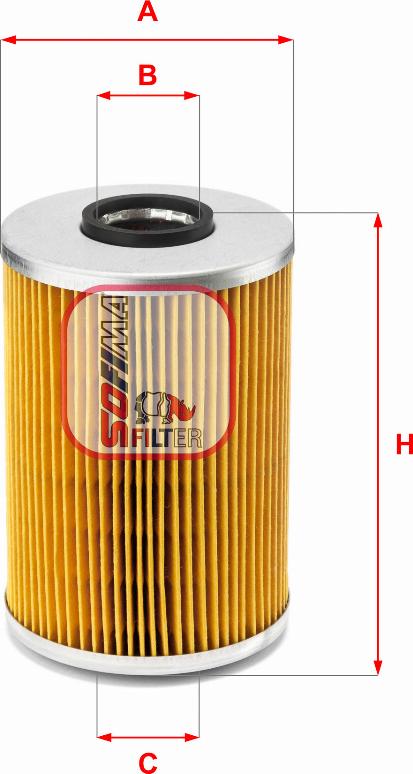 Sofima S 0220 PO - Oil Filter autospares.lv