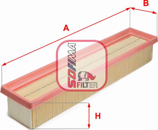 Sofima S 1412 A - Air Filter, engine autospares.lv