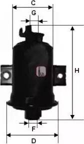Sofima S 1685 B - Fuel filter autospares.lv