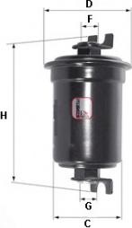 Sofima S 1552 B - Fuel filter autospares.lv