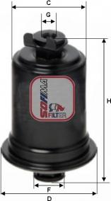 Sofima S 1608 B - Fuel filter autospares.lv
