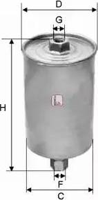 KNECHT KL 184 - Fuel filter autospares.lv