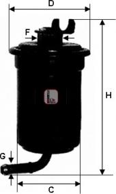 Sofima S 1695 B - Fuel filter autospares.lv