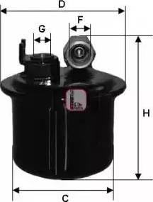 Sofima S 1698 B - Fuel filter autospares.lv