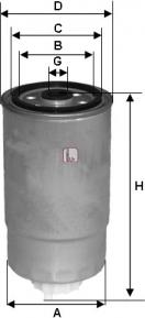 Sofima S 1812 NR - Fuel filter autospares.lv
