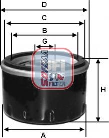 Sofima S 3650 R - Oil Filter autospares.lv