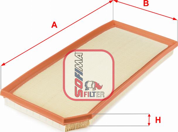 Sofima S 3657 A - Air Filter, engine autospares.lv