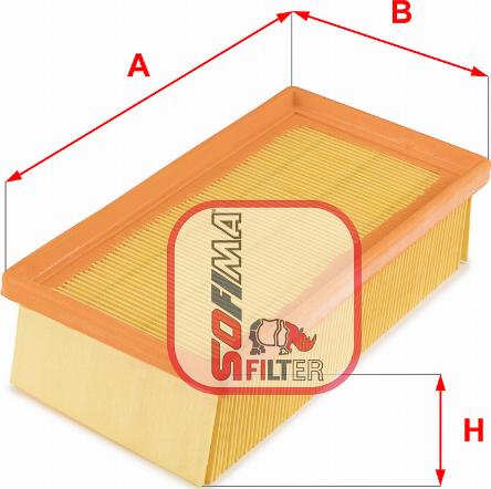 Sofima S 3638 A - Air Filter, engine autospares.lv