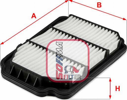 Sofima S 3676 A - Air Filter, engine autospares.lv