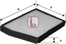 Sofima S 3138 C - Filter, interior air autospares.lv