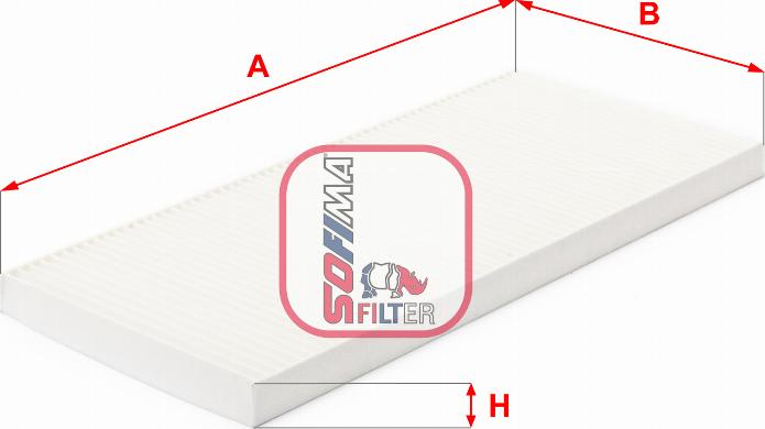 Sofima S 3024 C - Filter, interior air autospares.lv