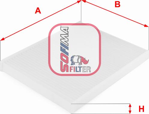 Sofima S 3149 C - Filter, interior air autospares.lv