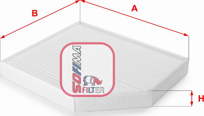 Sofima S 3153 C - Filter, interior air autospares.lv