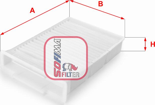 Sofima S 3132 C - Filter, interior air autospares.lv